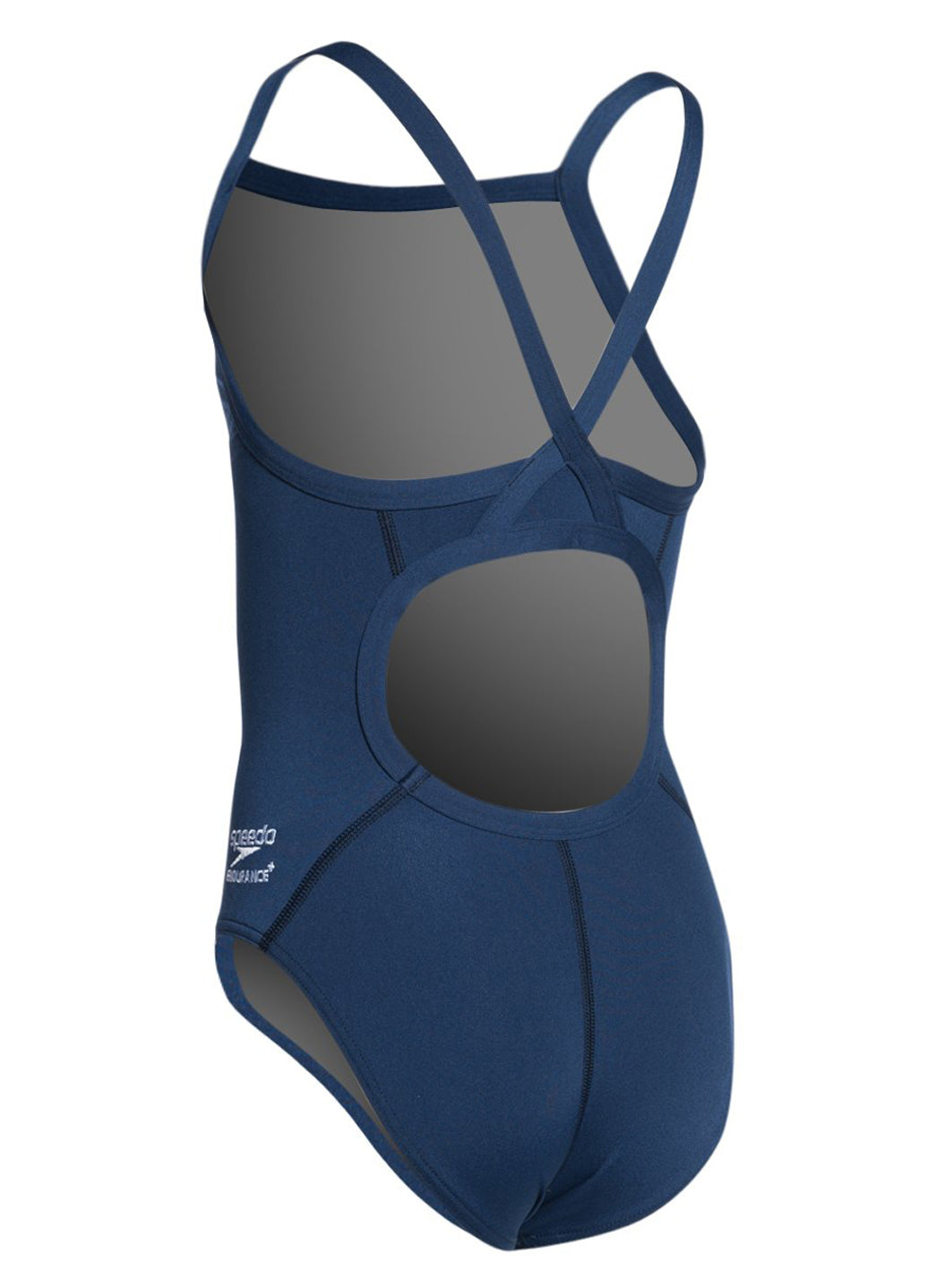 Speedo Girls' Solid Endurance + Flyback Training One Piece Swimsuit