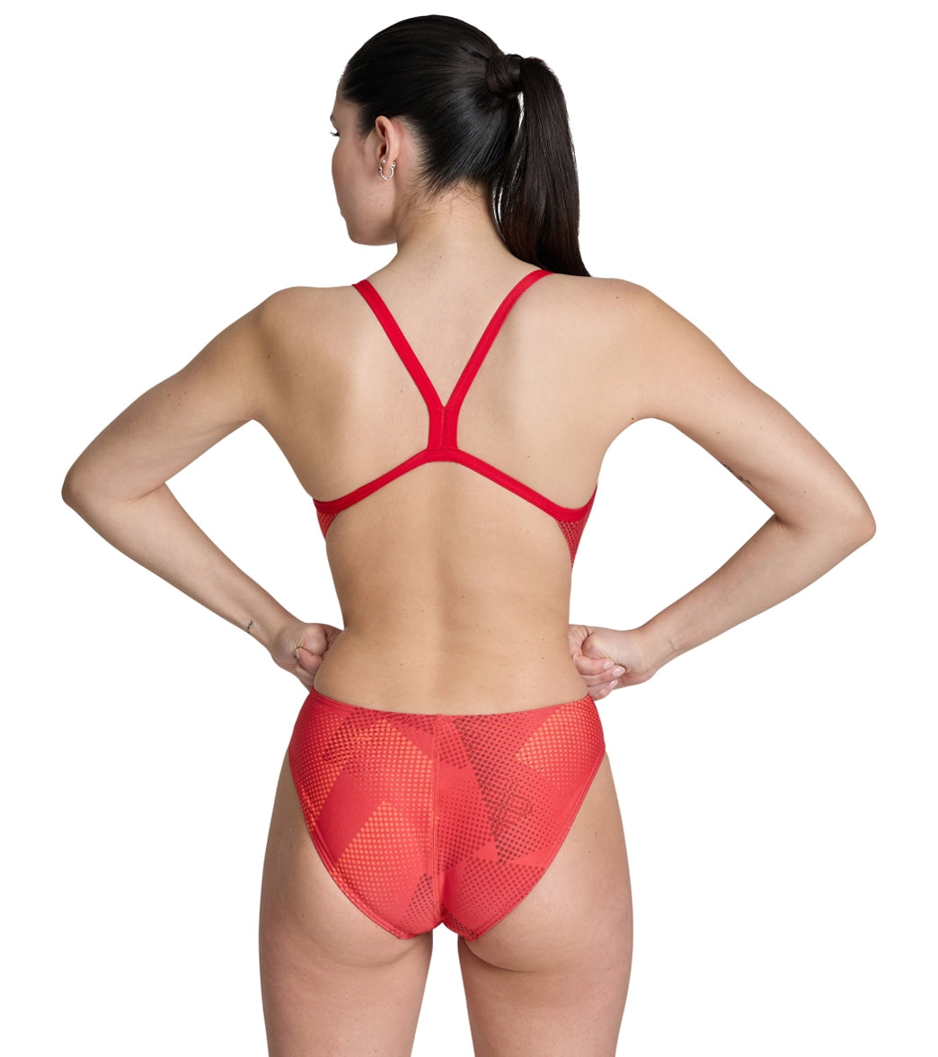 Arena Women's Halftone Challenge Back One Piece Swimsuit