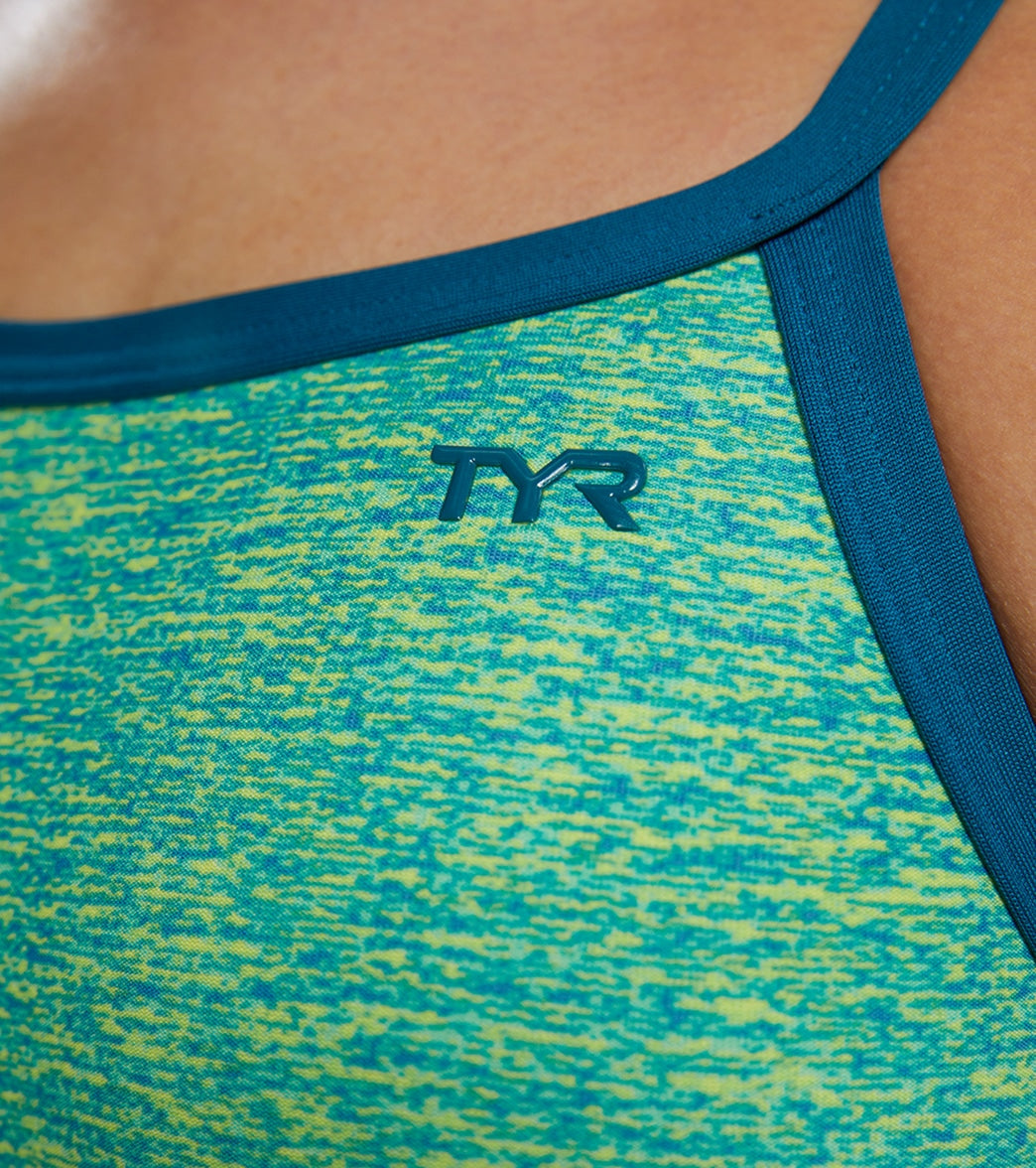 TYR Women's Lapped Durafast Elite Diamondfit One Piece Swimsuit