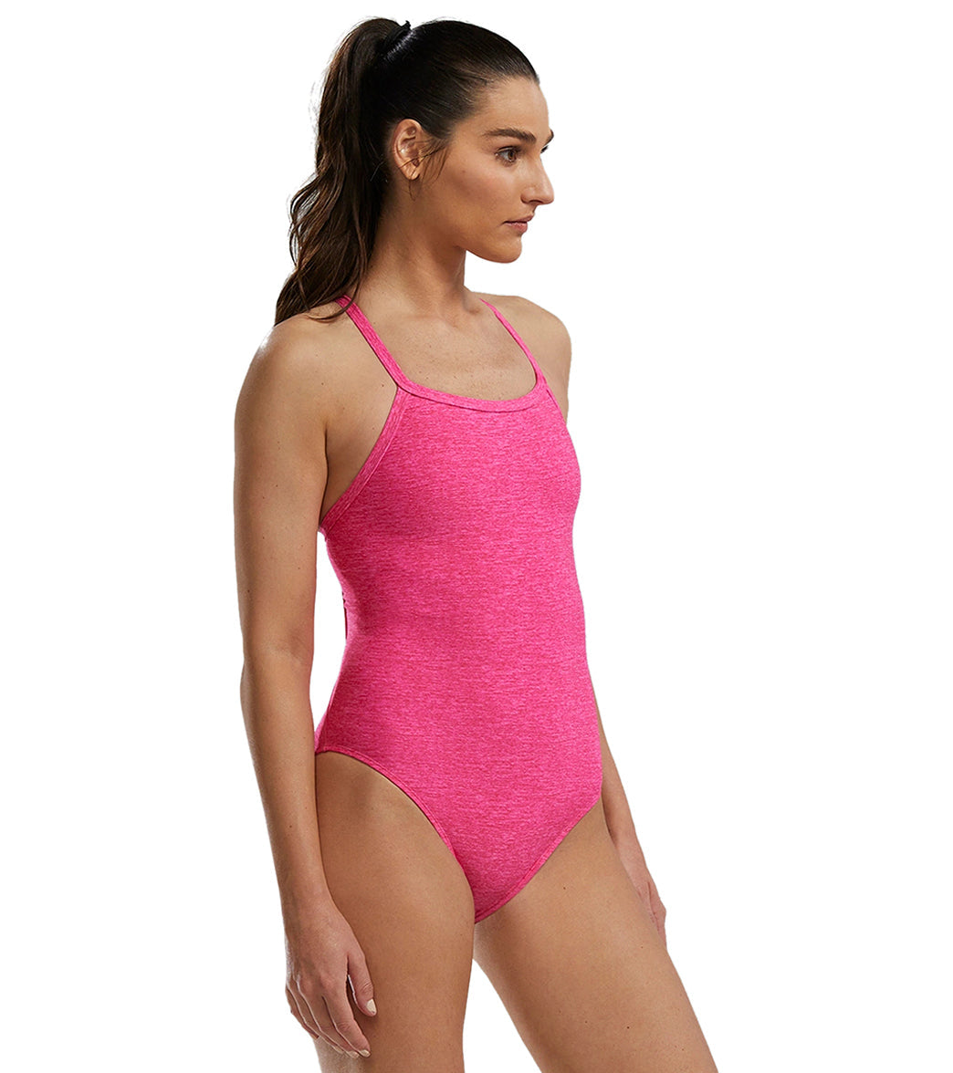 TYR Women's Lapped Durafast Elite Diamondfit One Piece Swimsuit