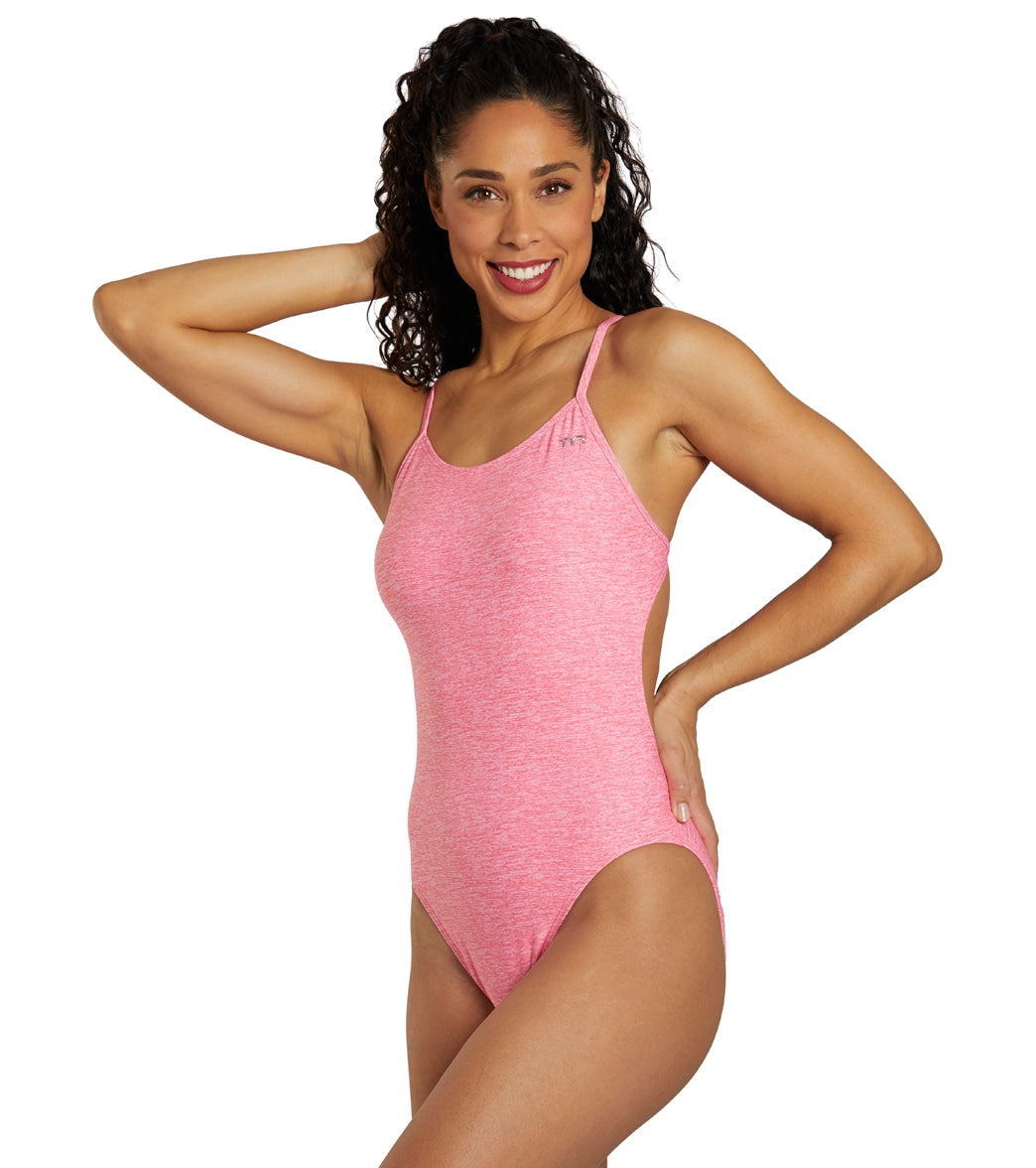 TYR Women's Lapped Cutoutfit One Piece Swimsuit