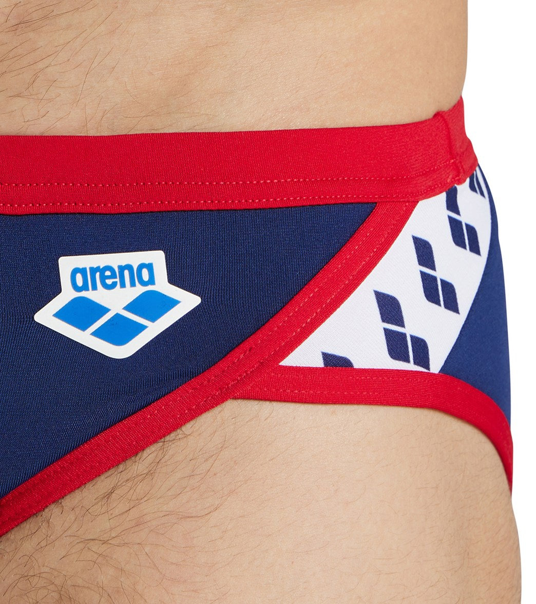 Arena Men's Icons Solid Brief Swimsuit