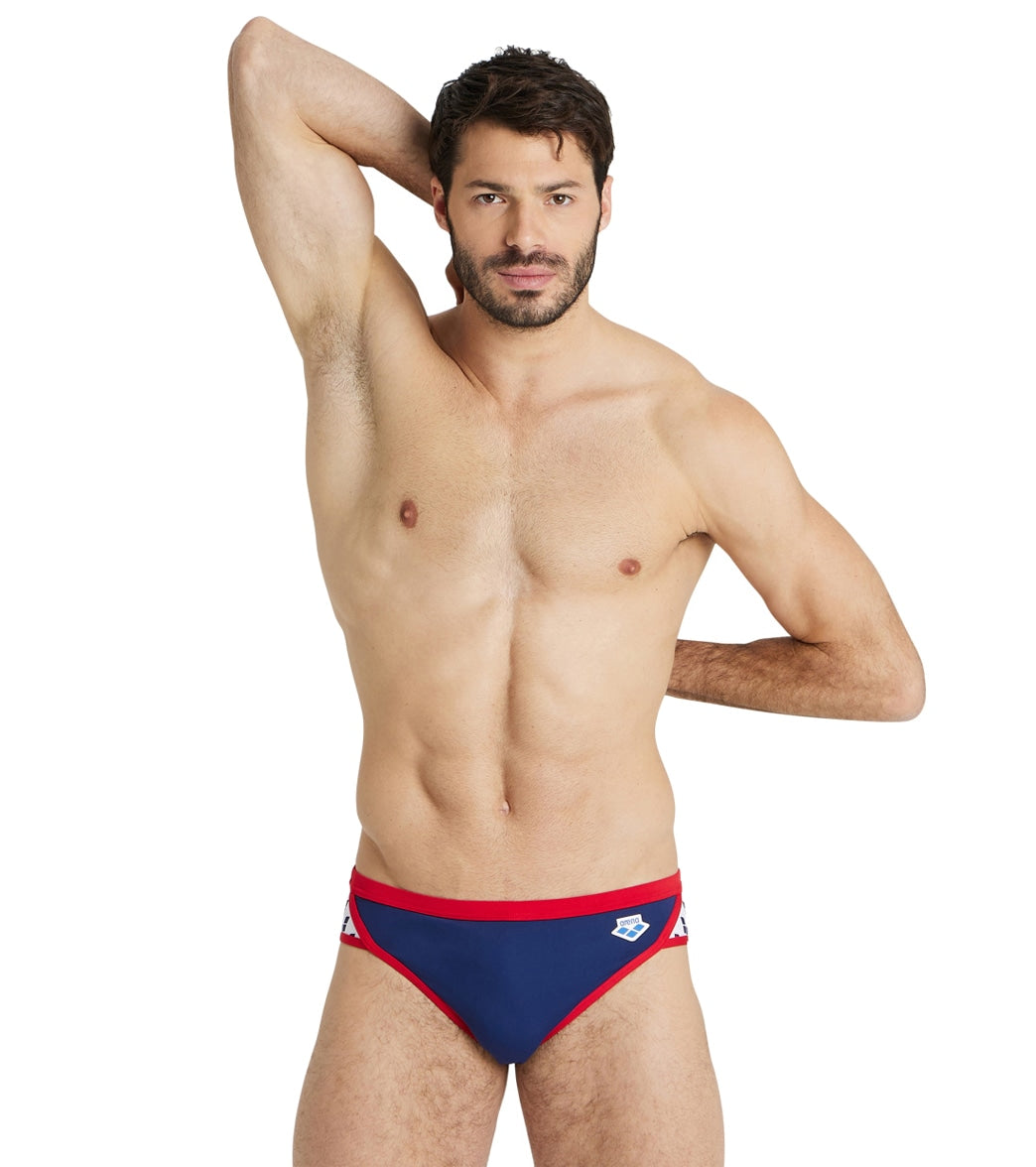 Arena Men's Icons Solid Brief Swimsuit