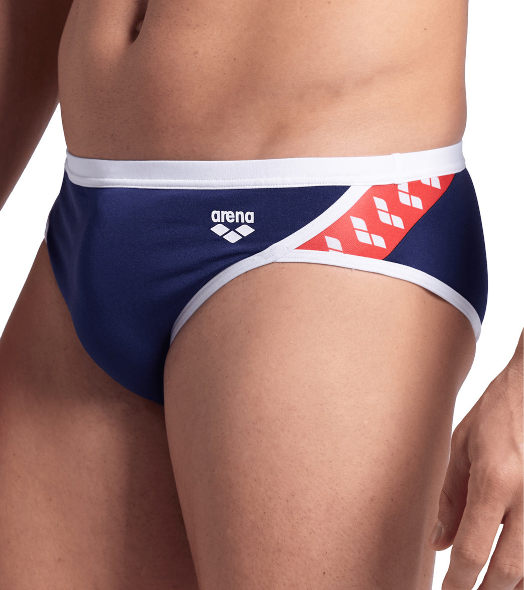 Arena Men's Icons Solid Brief Swimsuit
