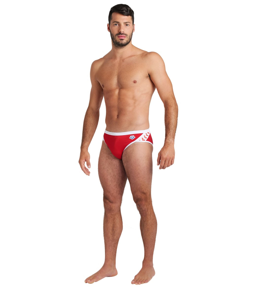 Arena Men's Icons Solid Brief Swimsuit