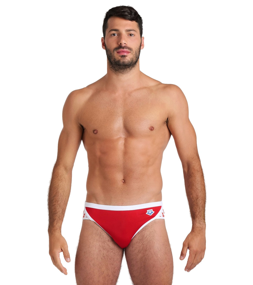 Arena Men's Icons Solid Brief Swimsuit