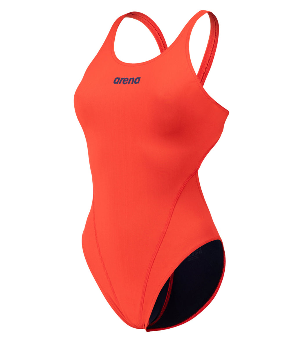 Arena Women's Solid Tech Back One Piece Swimsuit