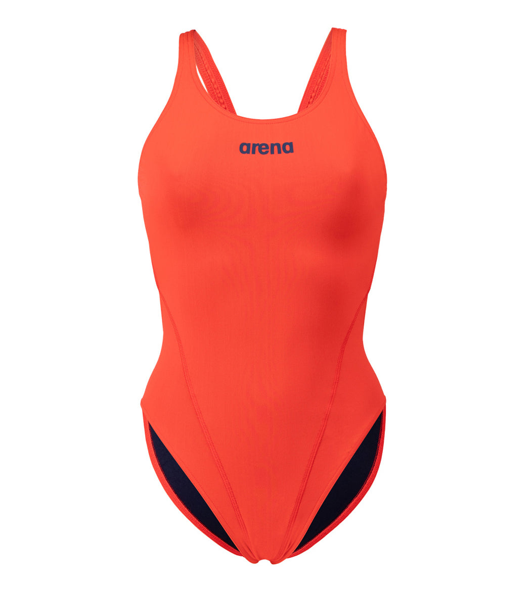 Arena Women's Solid Tech Back One Piece Swimsuit