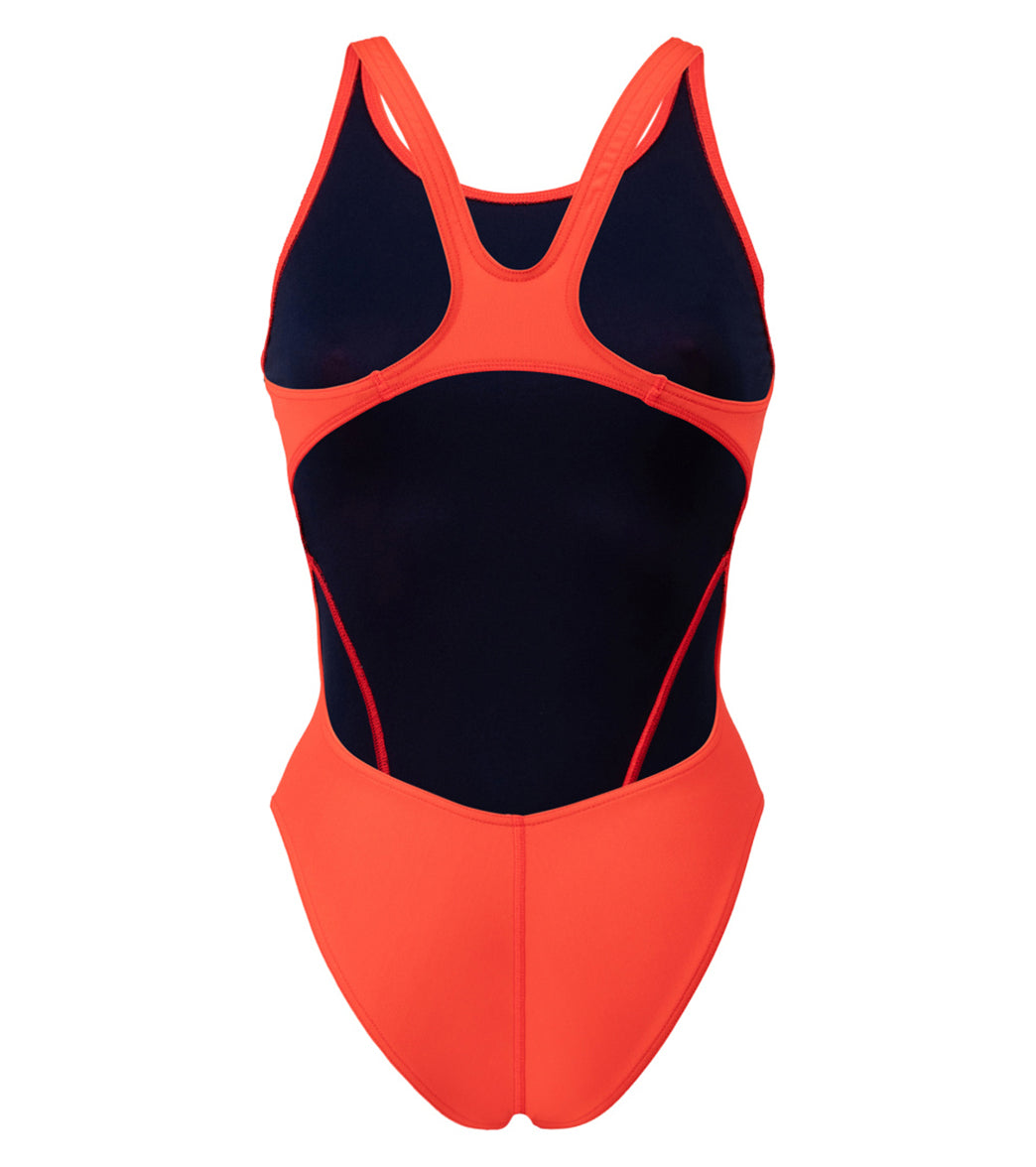 Arena Women's Solid Tech Back One Piece Swimsuit