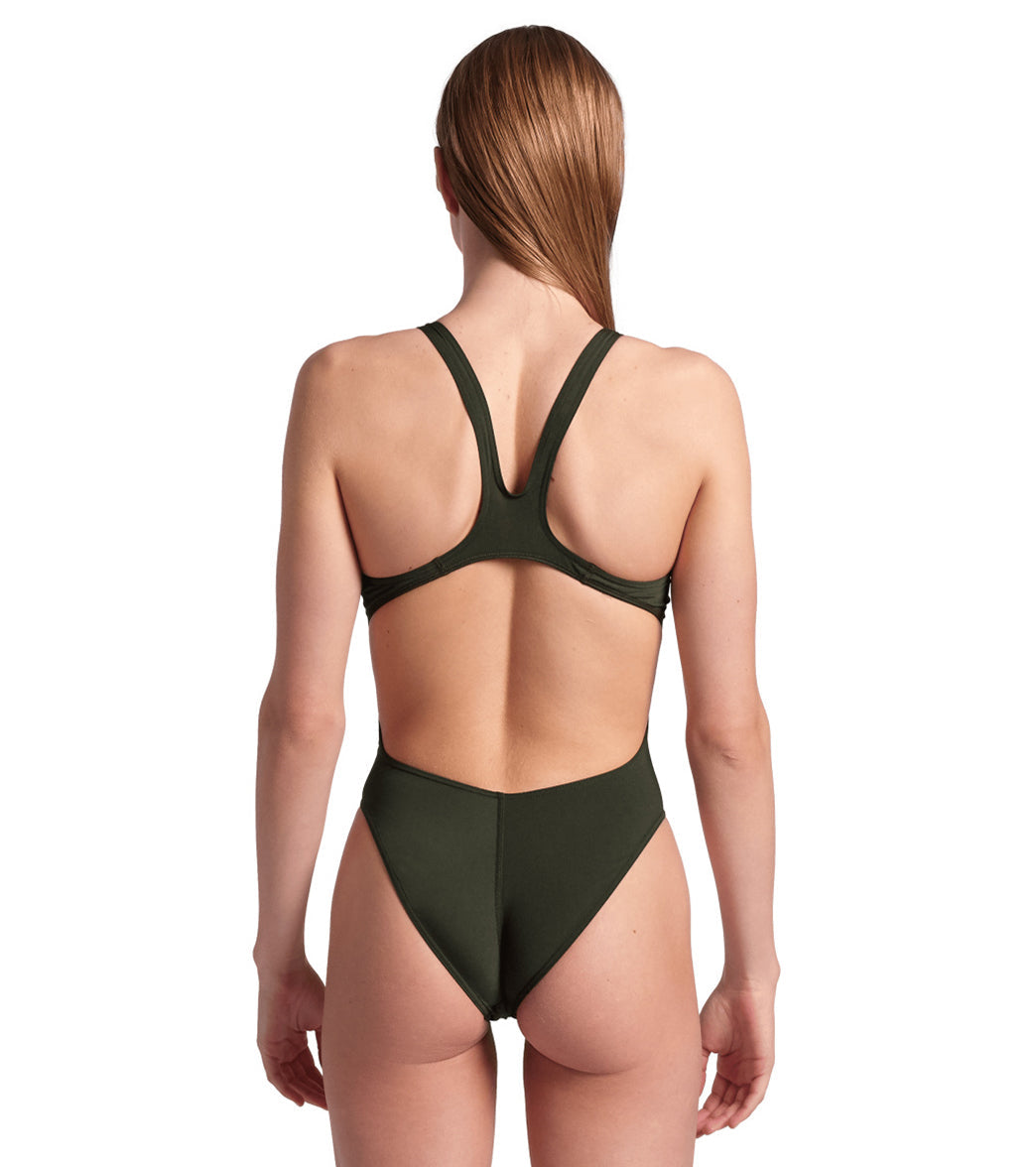 Arena Women's Solid Tech Back One Piece Swimsuit
