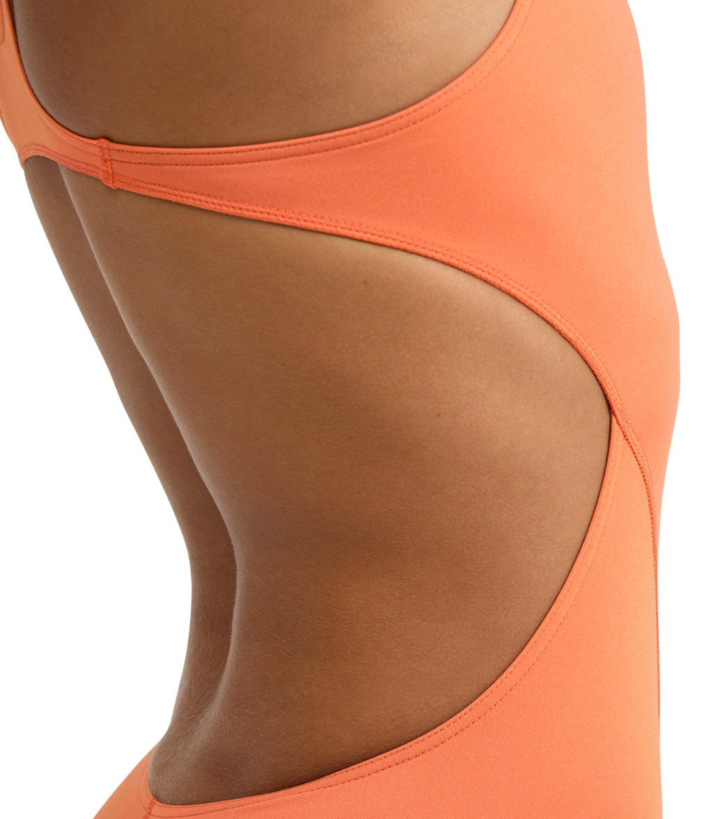 Arena Women's Solid Tech Back One Piece Swimsuit