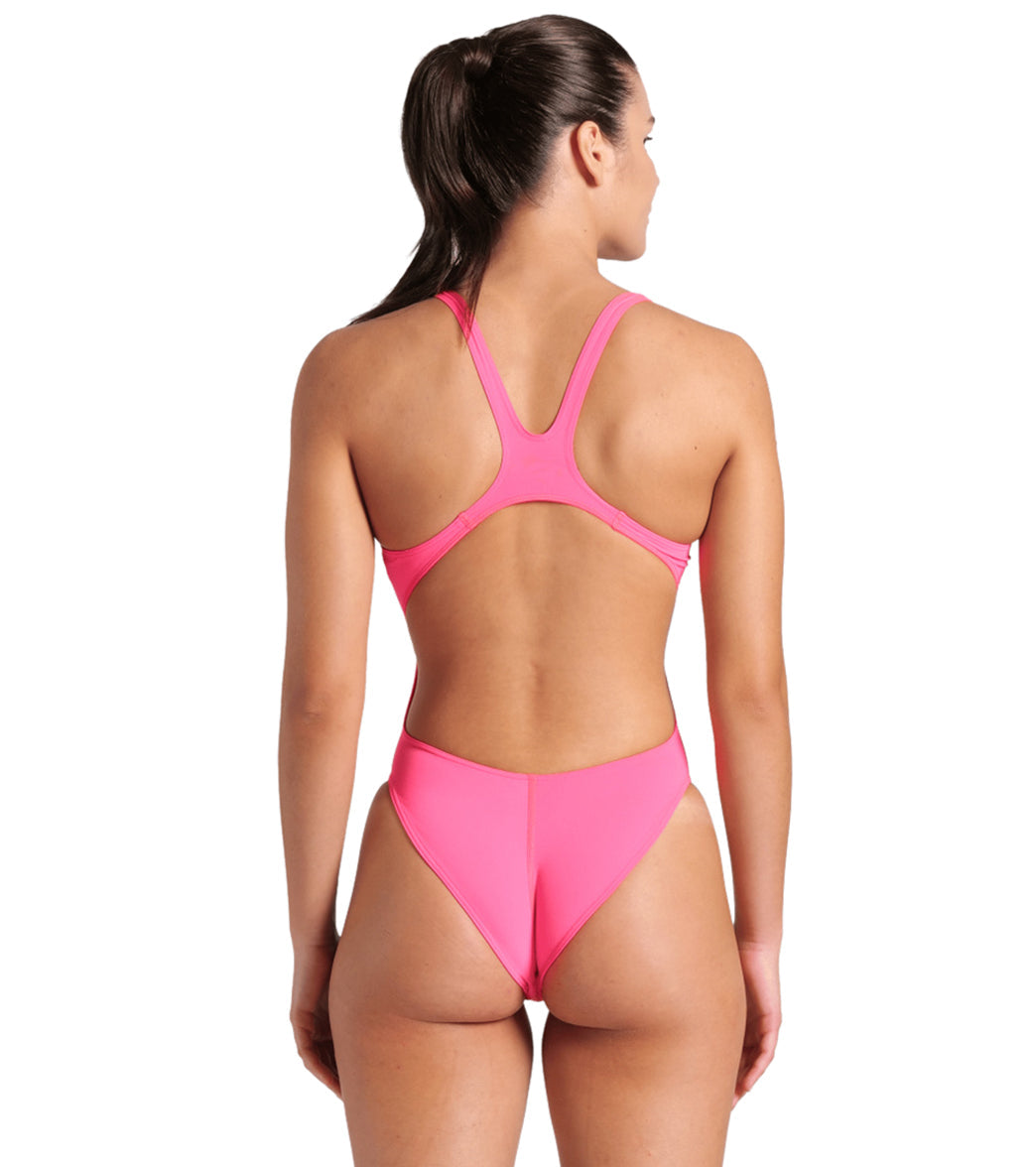 Arena Women's Solid Tech Back One Piece Swimsuit