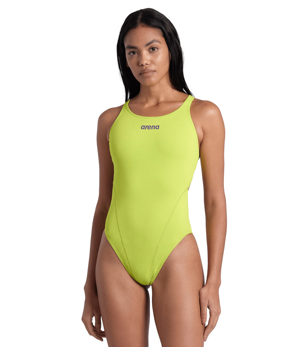 Arena Women's Solid Tech Back One Piece Swimsuit