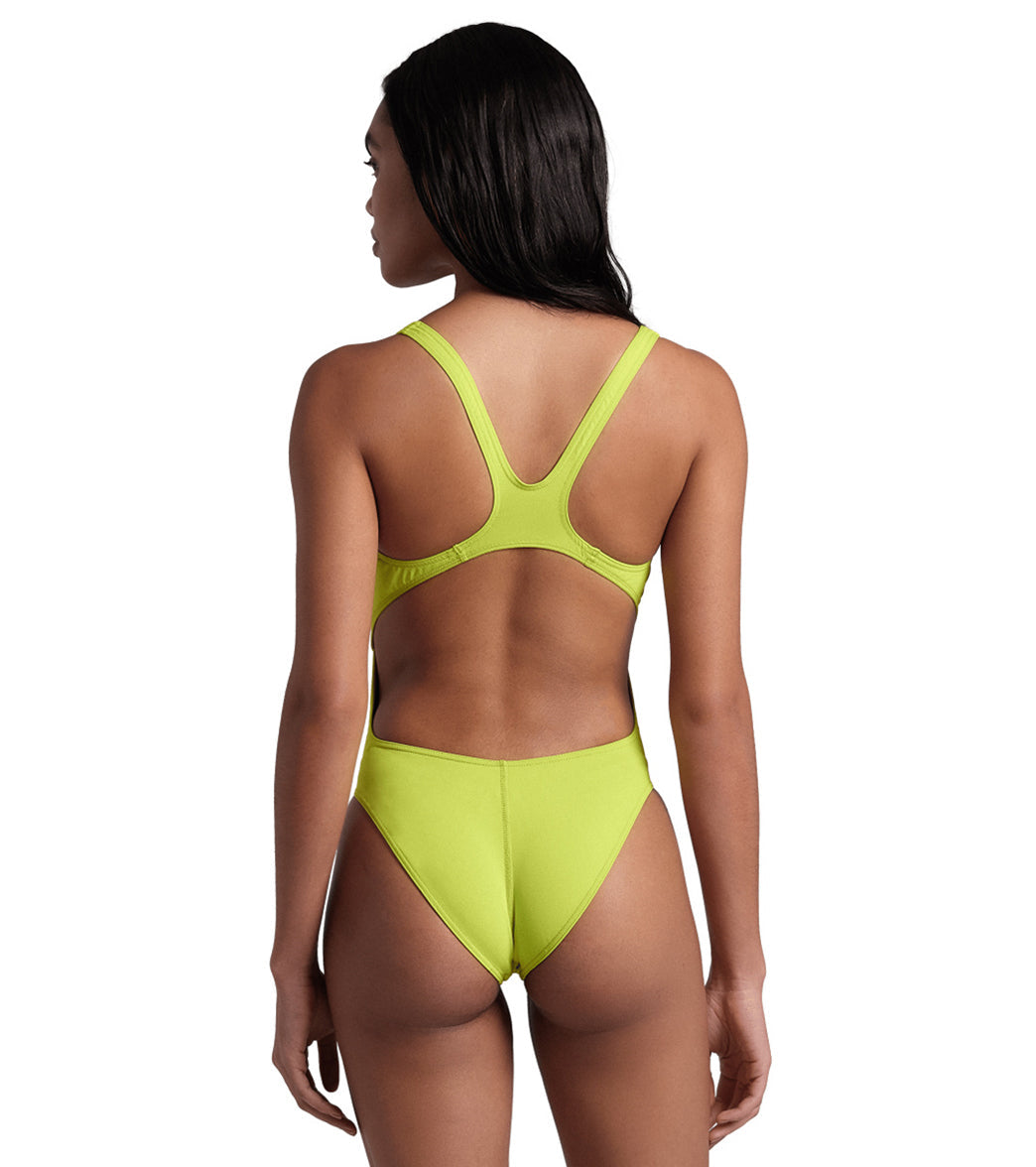 Arena Women's Solid Tech Back One Piece Swimsuit