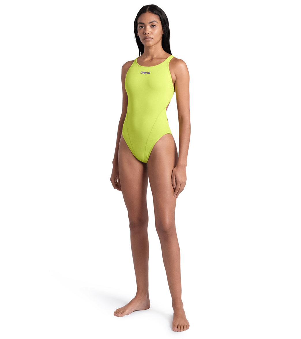Arena Women's Solid Tech Back One Piece Swimsuit