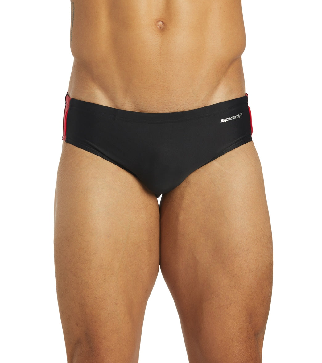Sporti Piped Splice Brief Swimsuit (22-40)