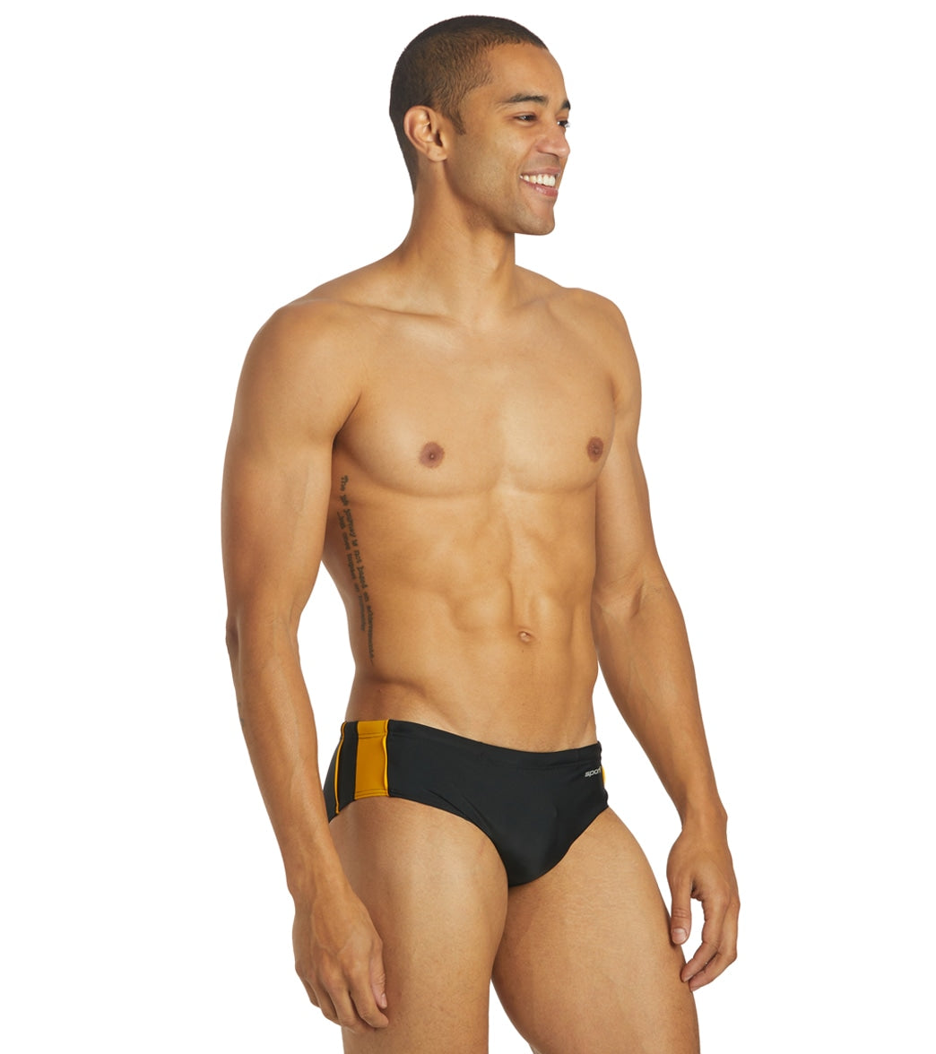Sporti Piped Splice Brief Swimsuit (22-40)
