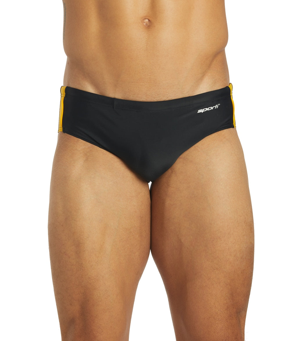 Sporti Piped Splice Brief Swimsuit (22-40)