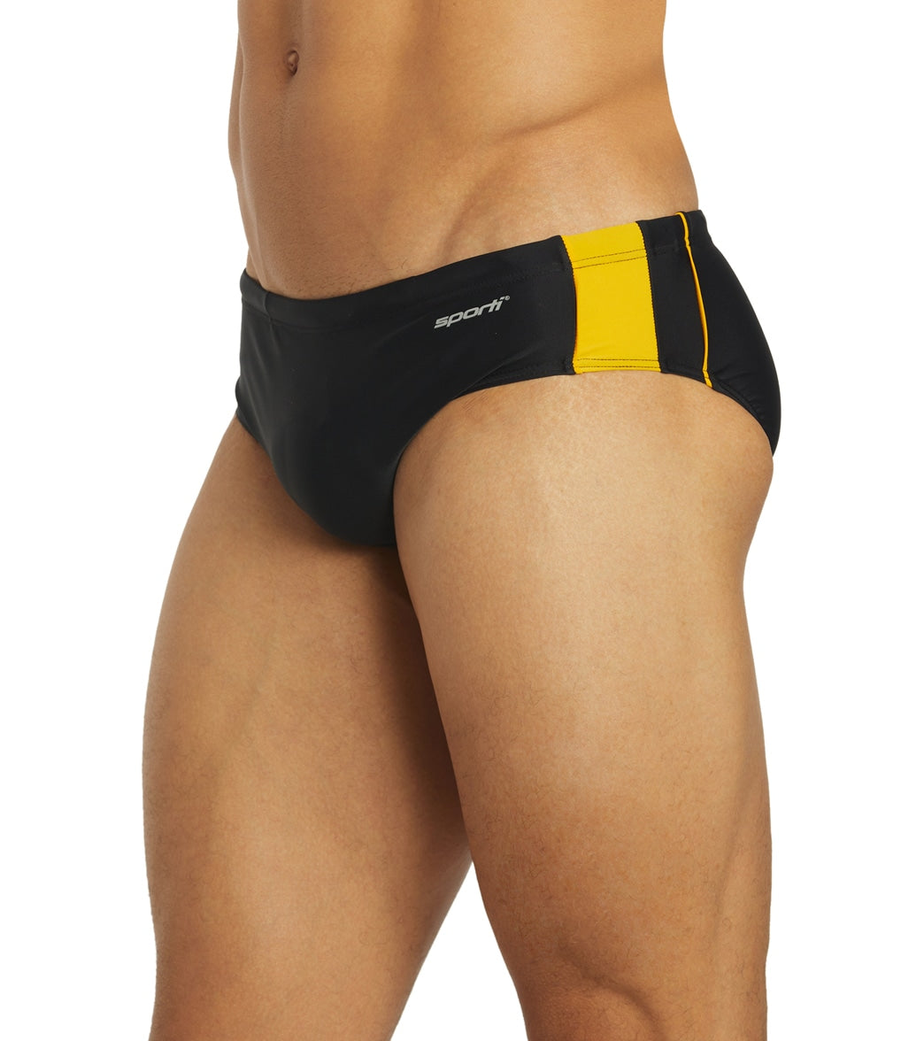Sporti Piped Splice Brief Swimsuit (22-40)