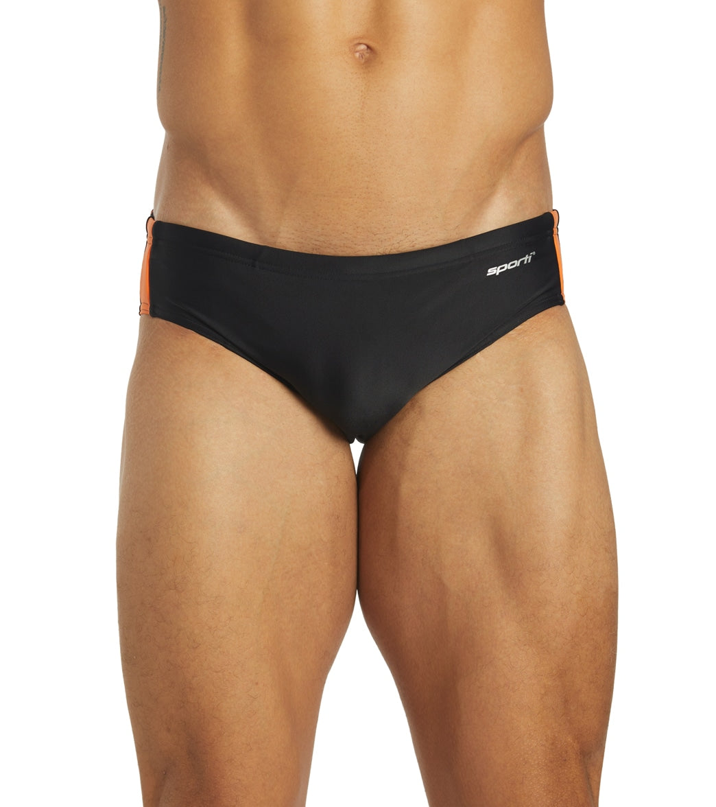 Sporti Piped Splice Brief Swimsuit (22-40)