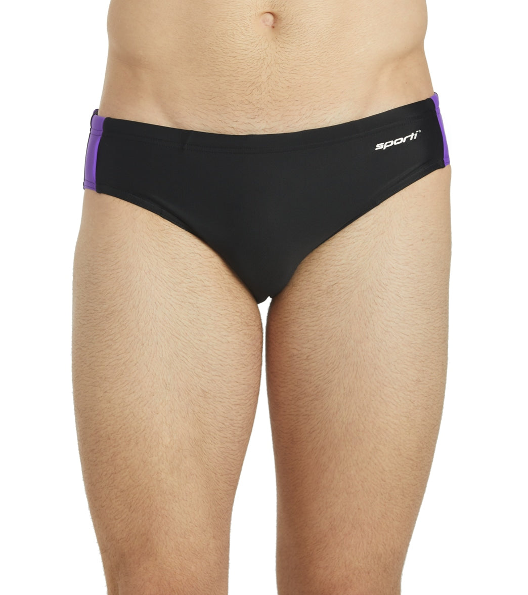 Sporti Piped Splice Brief Swimsuit (22-40)