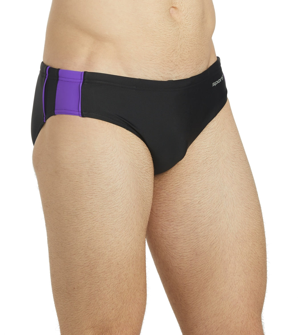 Sporti Piped Splice Brief Swimsuit (22-40)