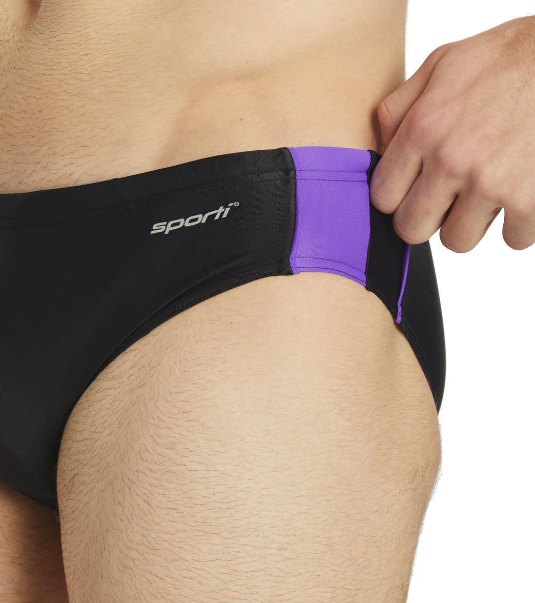 Sporti Piped Splice Brief Swimsuit (22-40)