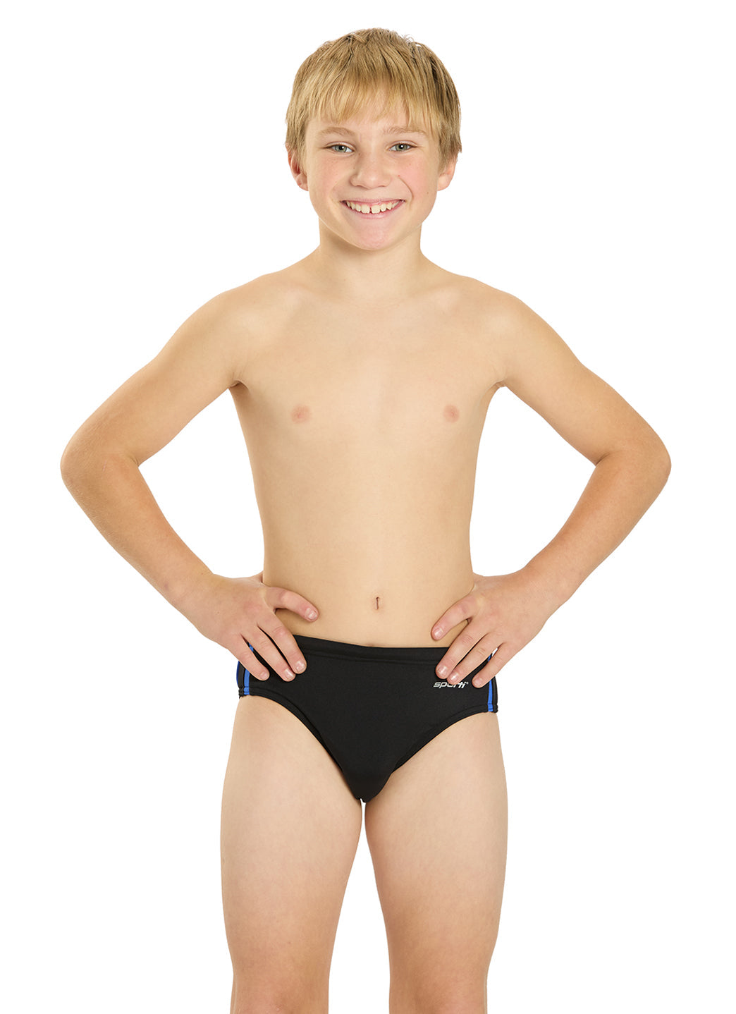 Sporti Piped Splice Brief Swimsuit (22-40)