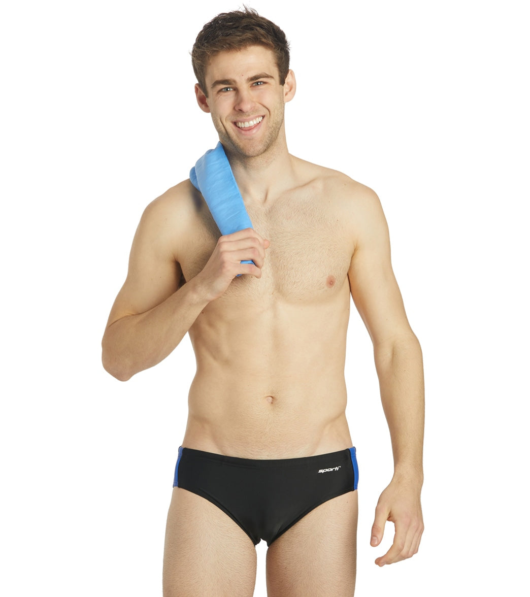 Sporti Piped Splice Brief Swimsuit (22-40)
