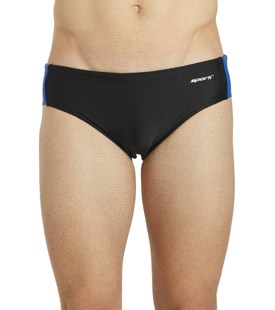 Sporti Piped Splice Brief Swimsuit (22-40)