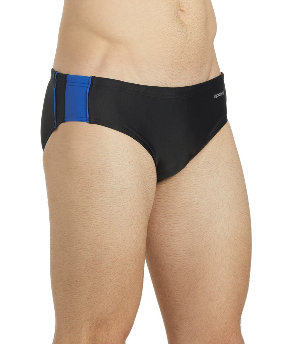 Sporti Piped Splice Brief Swimsuit (22-40)