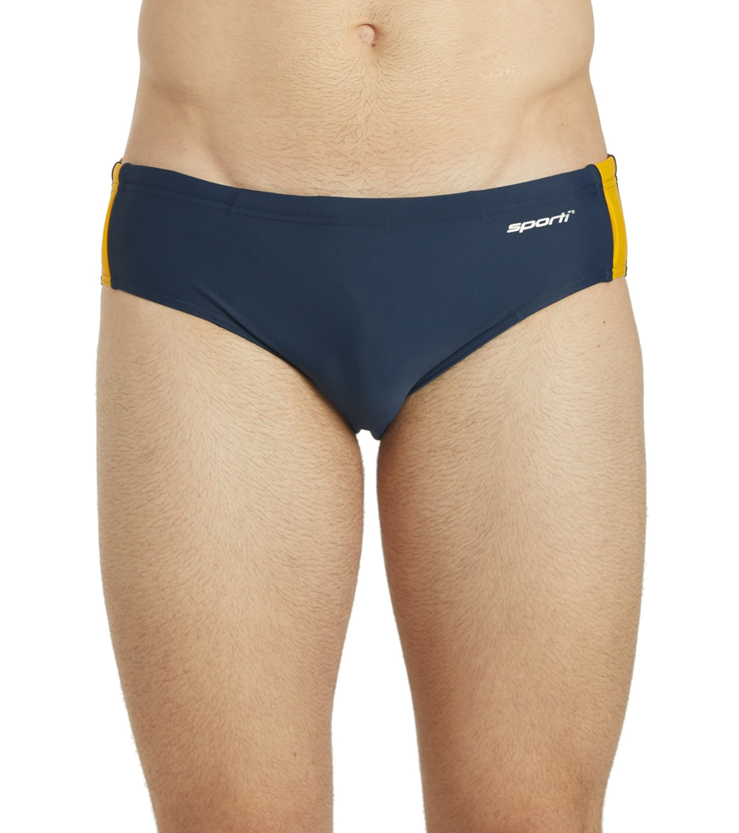 Sporti Piped Splice Brief Swimsuit (22-40)