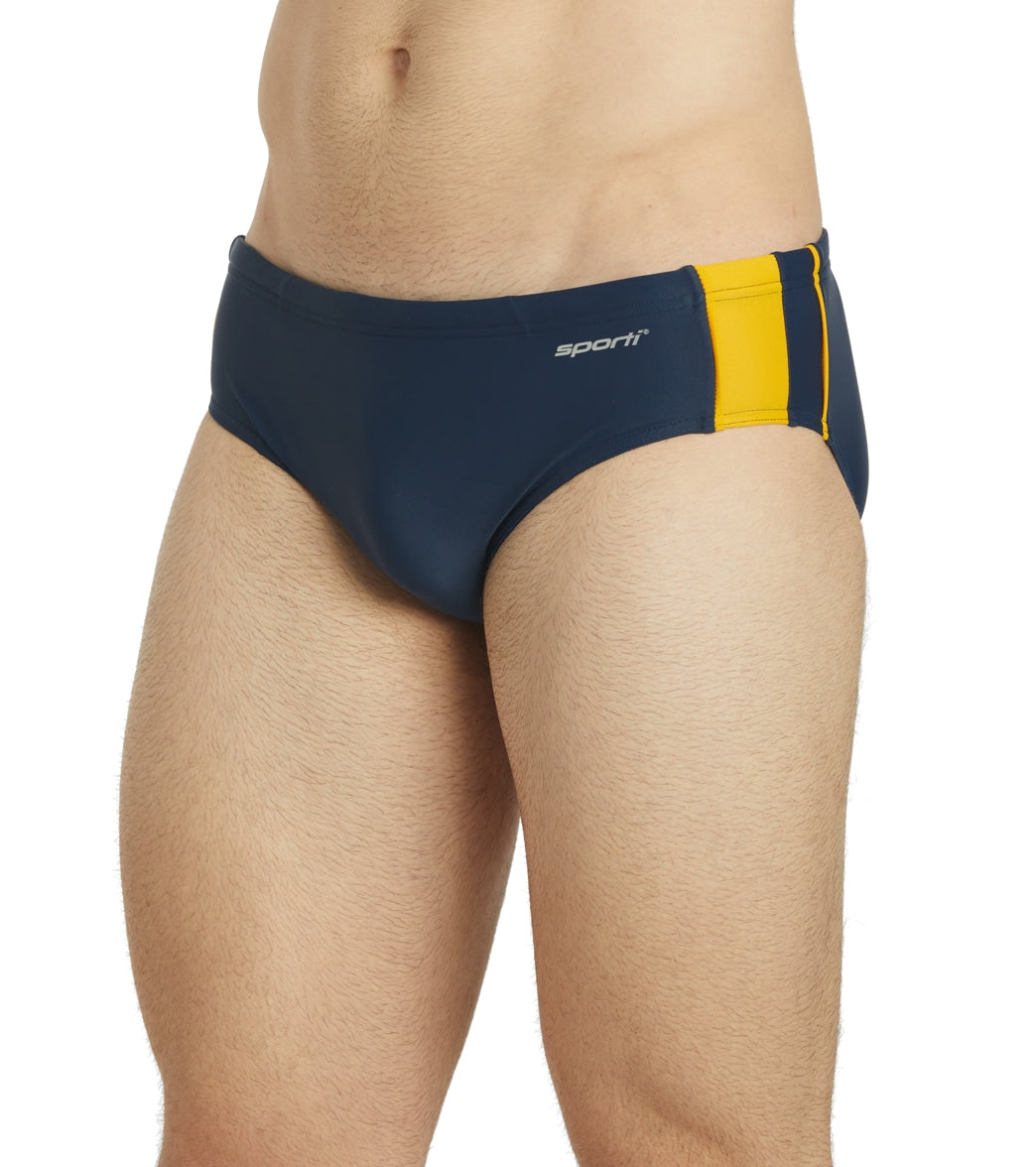 Sporti Piped Splice Brief Swimsuit (22-40)