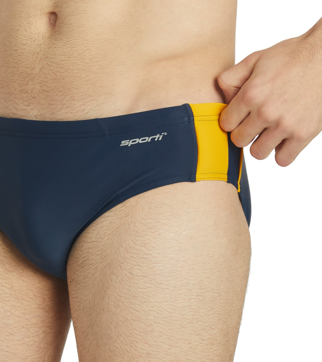Sporti Piped Splice Brief Swimsuit (22-40)