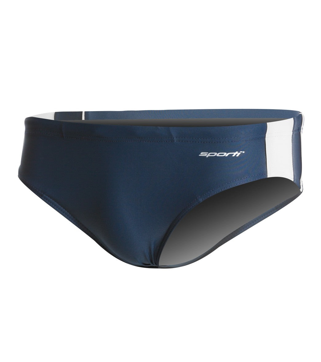 Sporti Piped Splice Brief Swimsuit (22-40)
