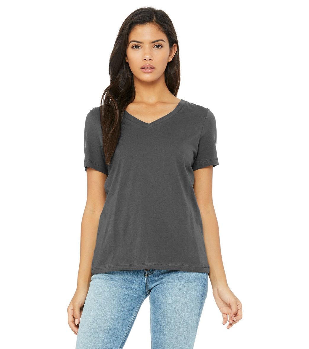 Bella + Canvas Women's Relaxed Jersey V-Neck T-Shirt