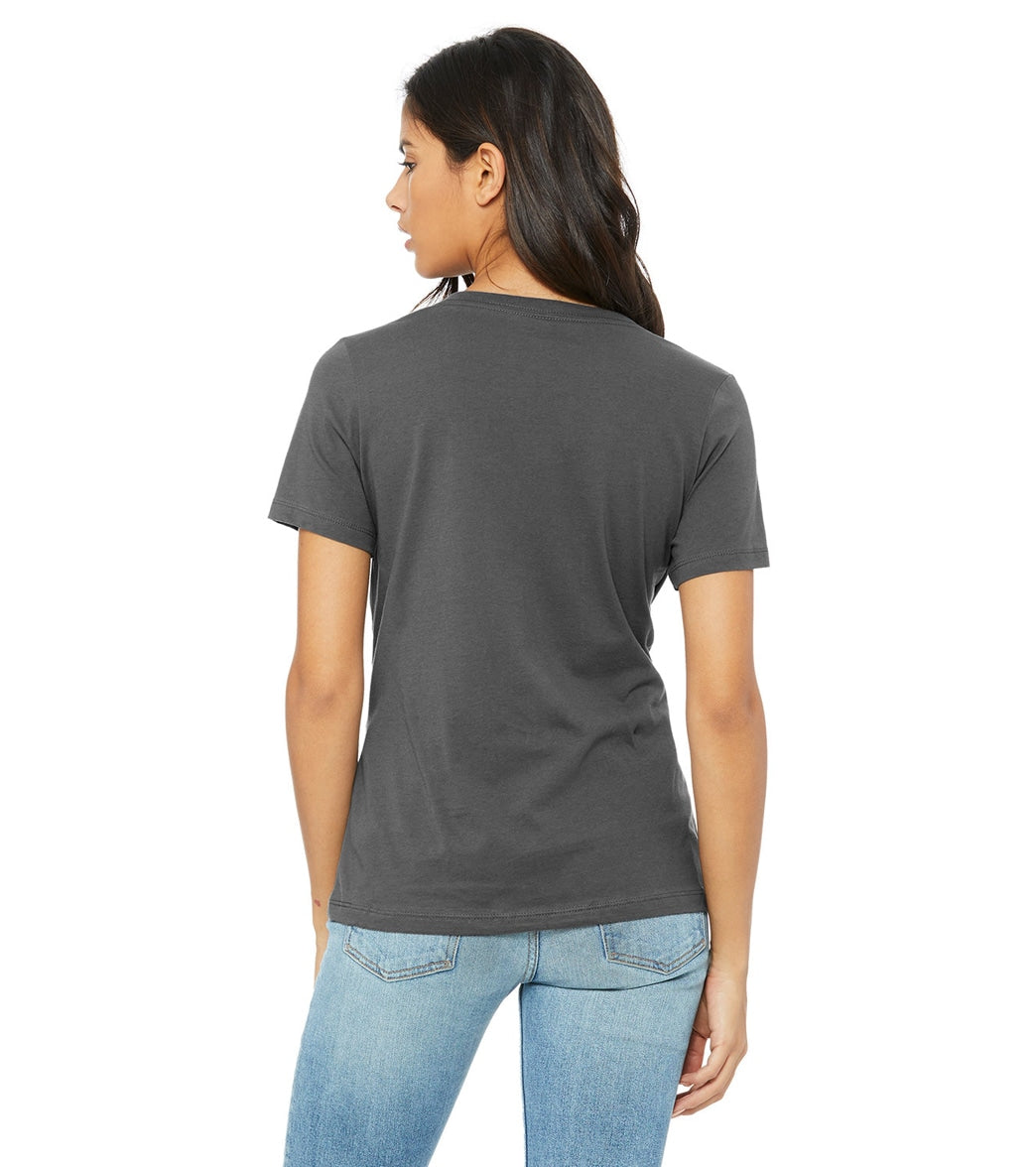 Bella + Canvas Women's Relaxed Jersey V-Neck T-Shirt
