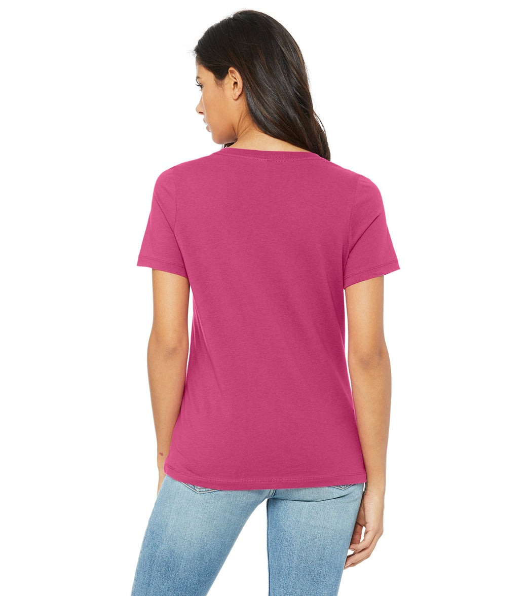 Bella + Canvas Women's Relaxed Jersey V-Neck T-Shirt