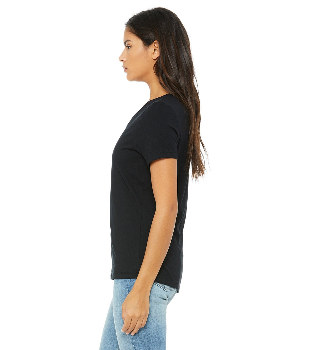 Bella + Canvas Women's Relaxed Jersey V-Neck T-Shirt