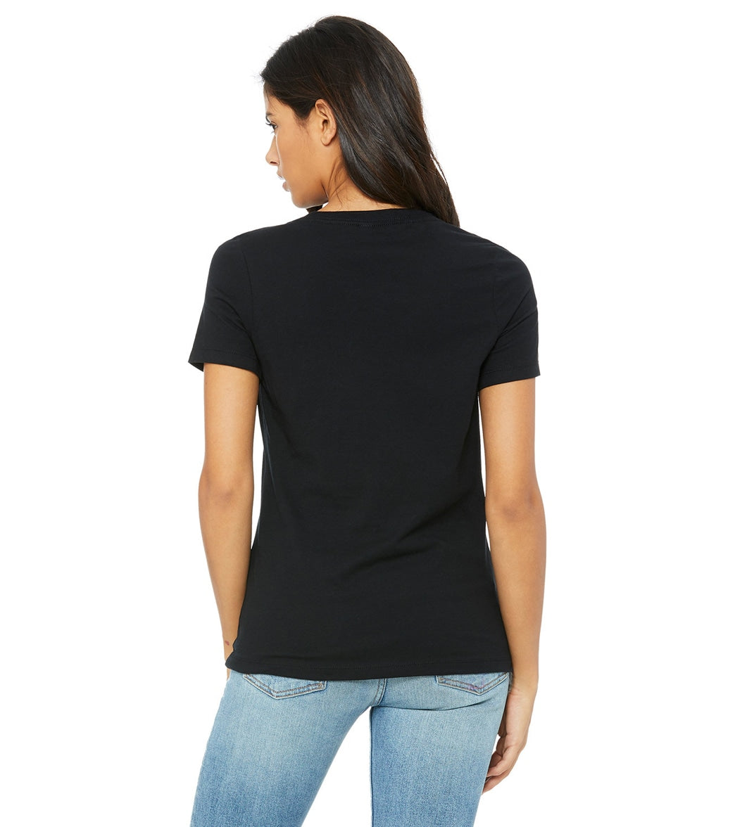 Bella + Canvas Women's Relaxed Jersey V-Neck T-Shirt
