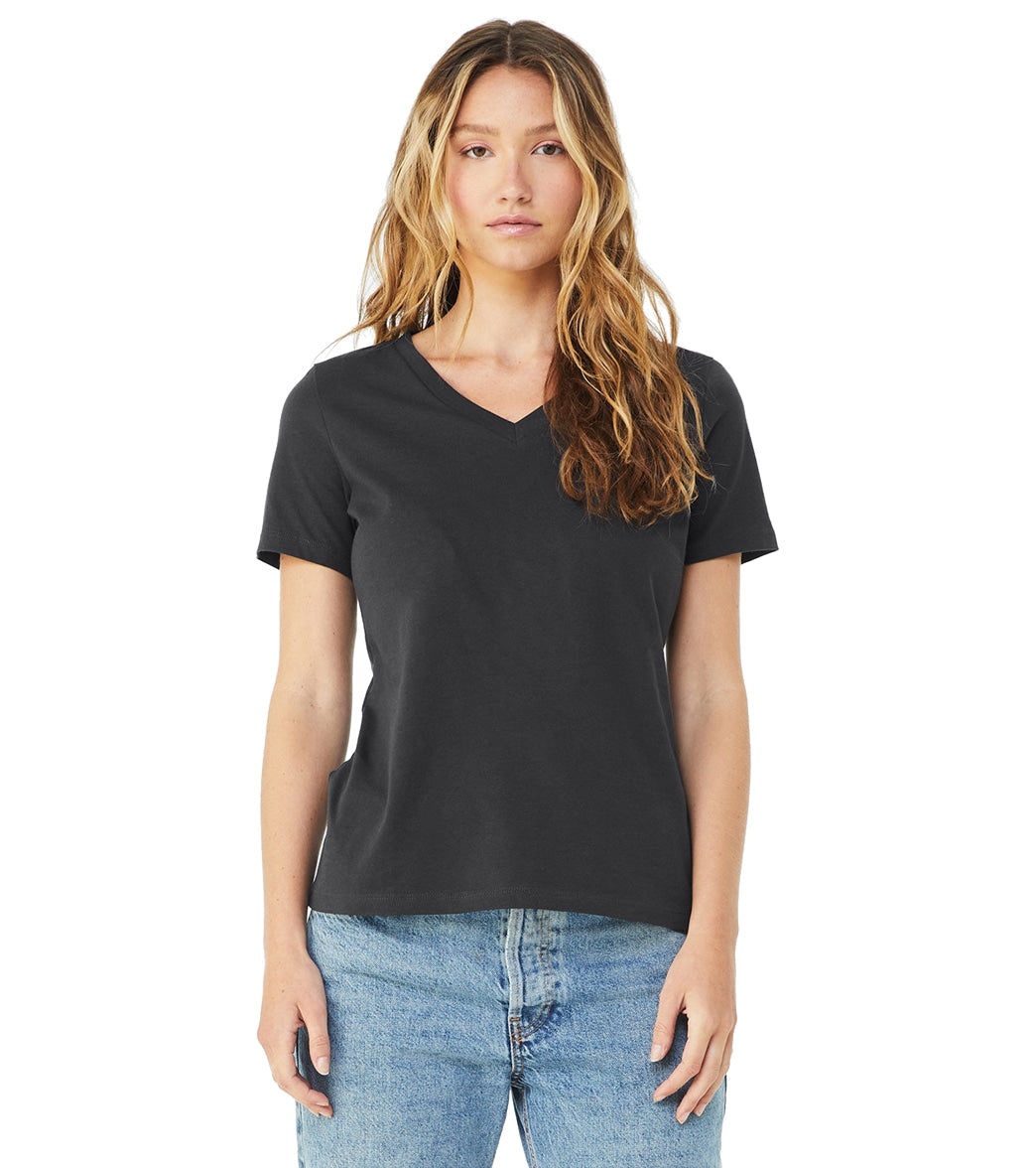Bella + Canvas Women's Relaxed Jersey V-Neck T-Shirt