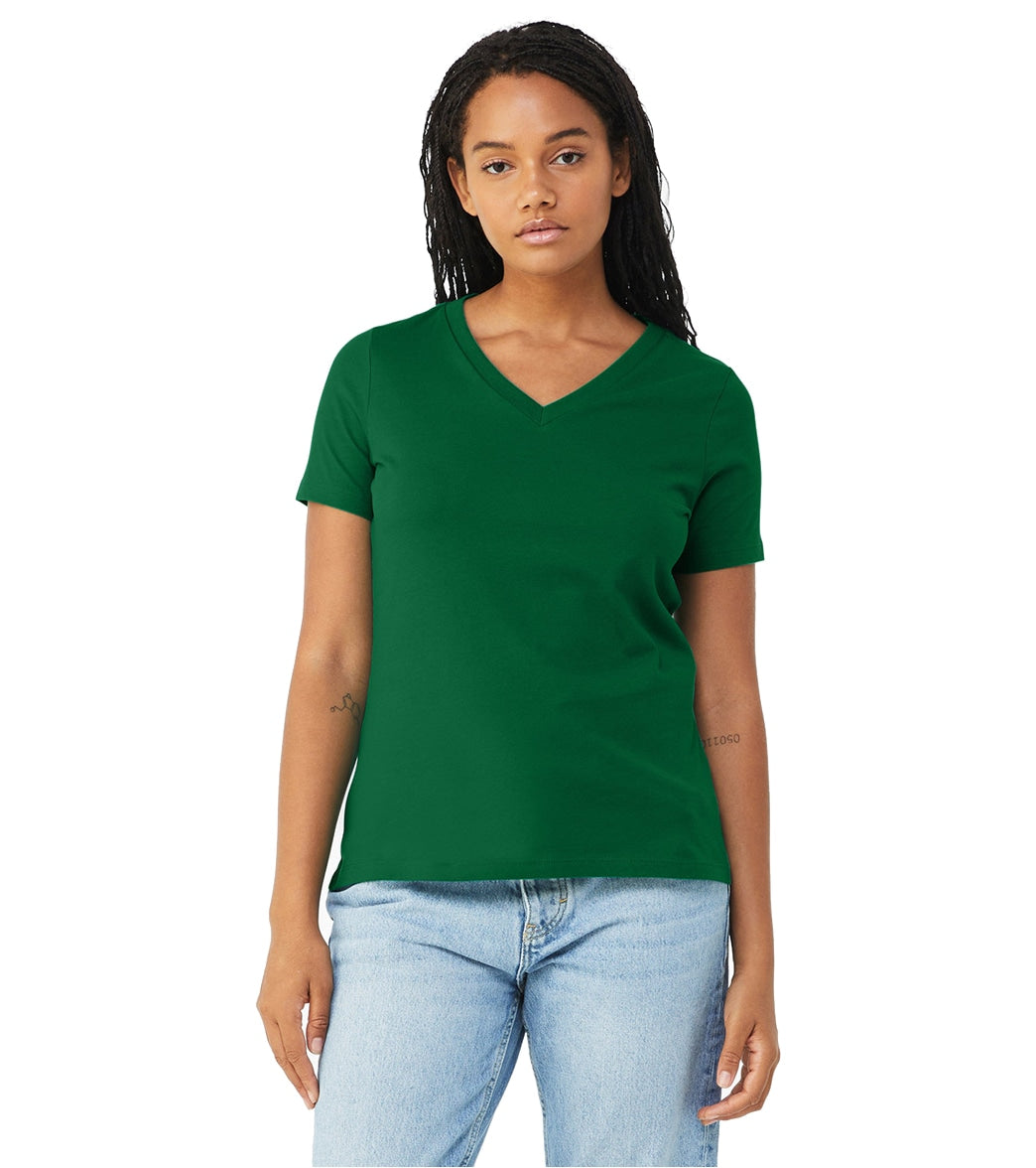 Bella + Canvas Women's Relaxed Jersey V-Neck T-Shirt