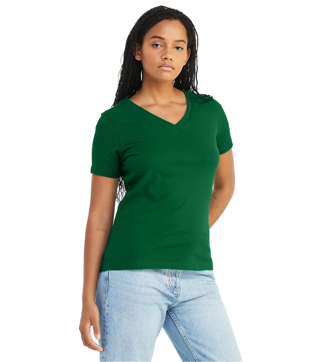 Bella + Canvas Women's Relaxed Jersey V-Neck T-Shirt