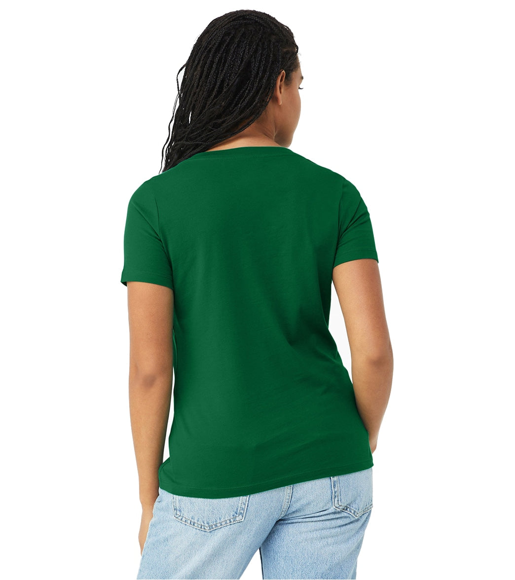 Bella + Canvas Women's Relaxed Jersey V-Neck T-Shirt