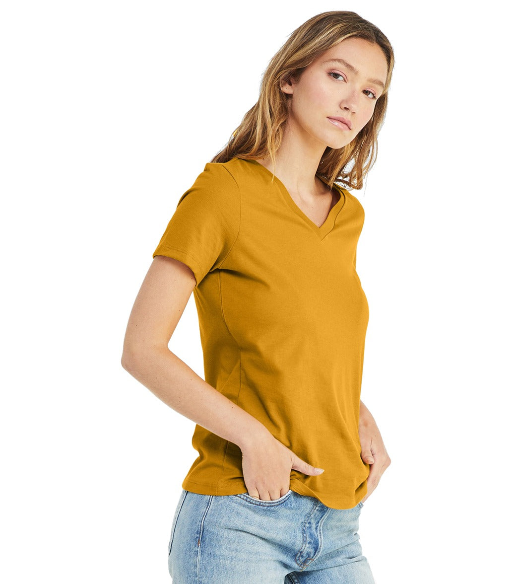 Bella + Canvas Women's Relaxed Jersey V-Neck T-Shirt