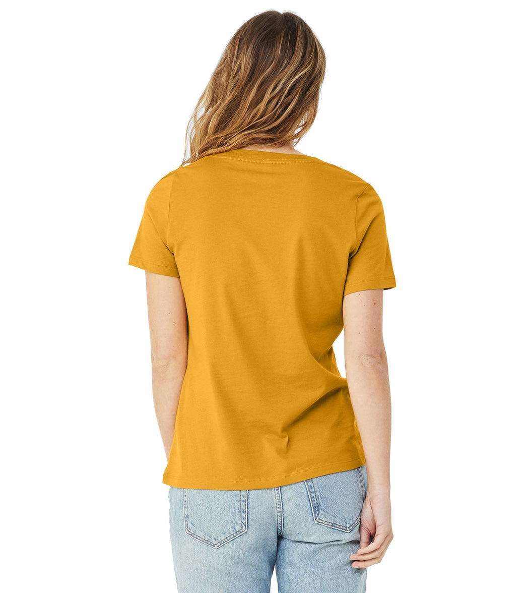 Bella + Canvas Women's Relaxed Jersey V-Neck T-Shirt