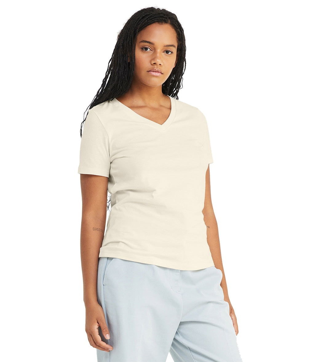 Bella + Canvas Women's Relaxed Jersey V-Neck T-Shirt