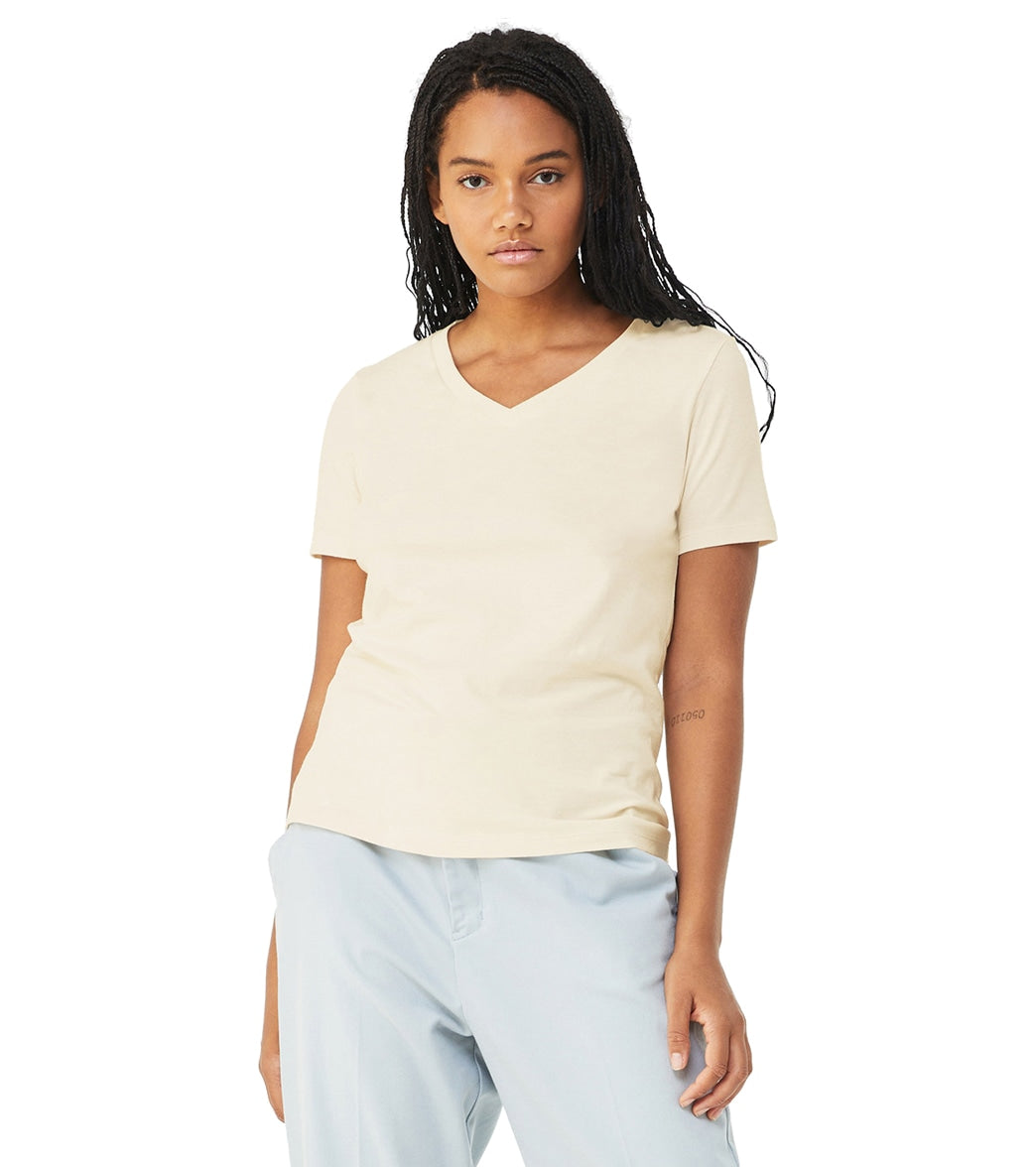 Bella + Canvas Women's Relaxed Jersey V-Neck T-Shirt
