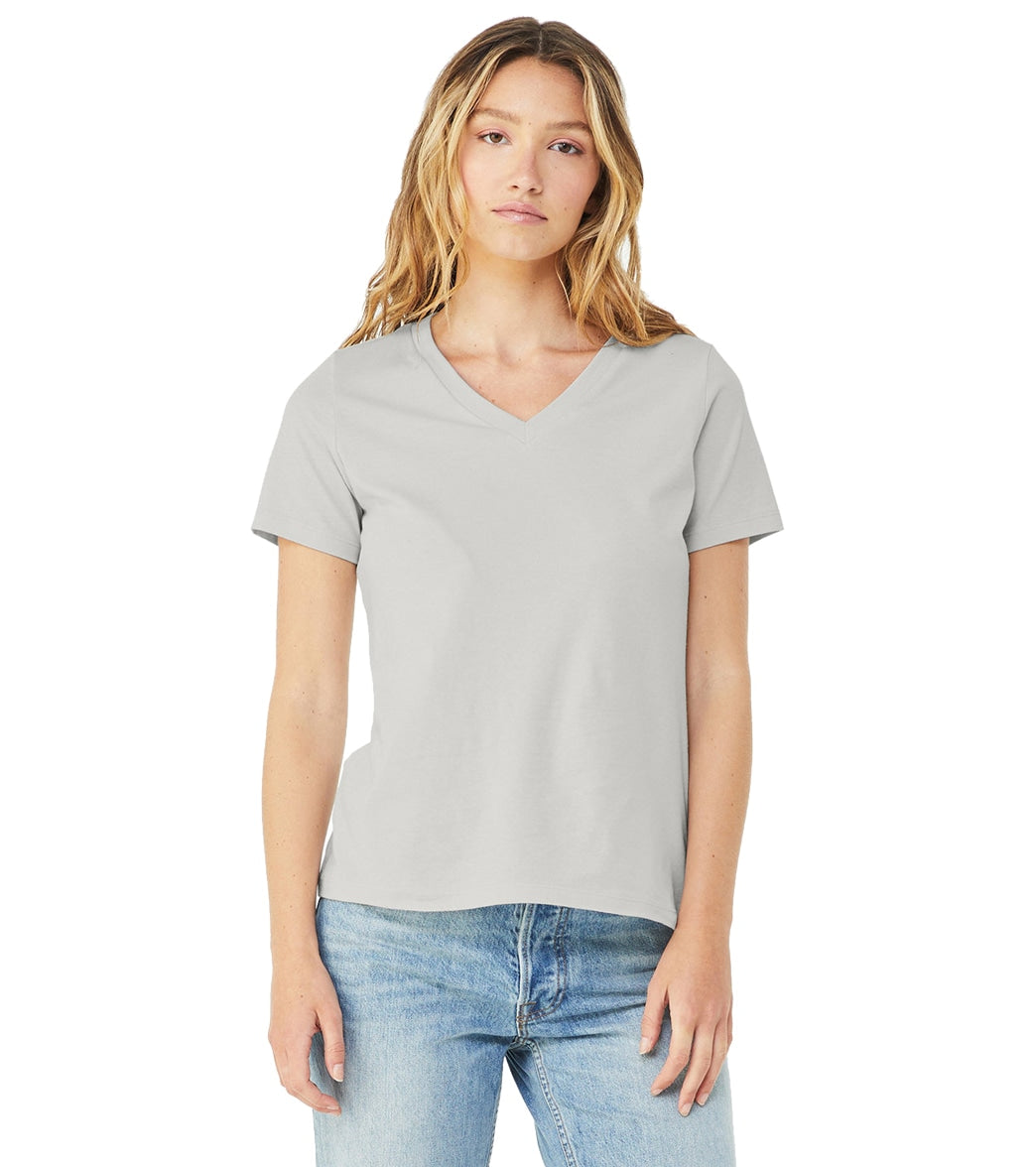 Bella + Canvas Women's Relaxed Jersey V-Neck T-Shirt