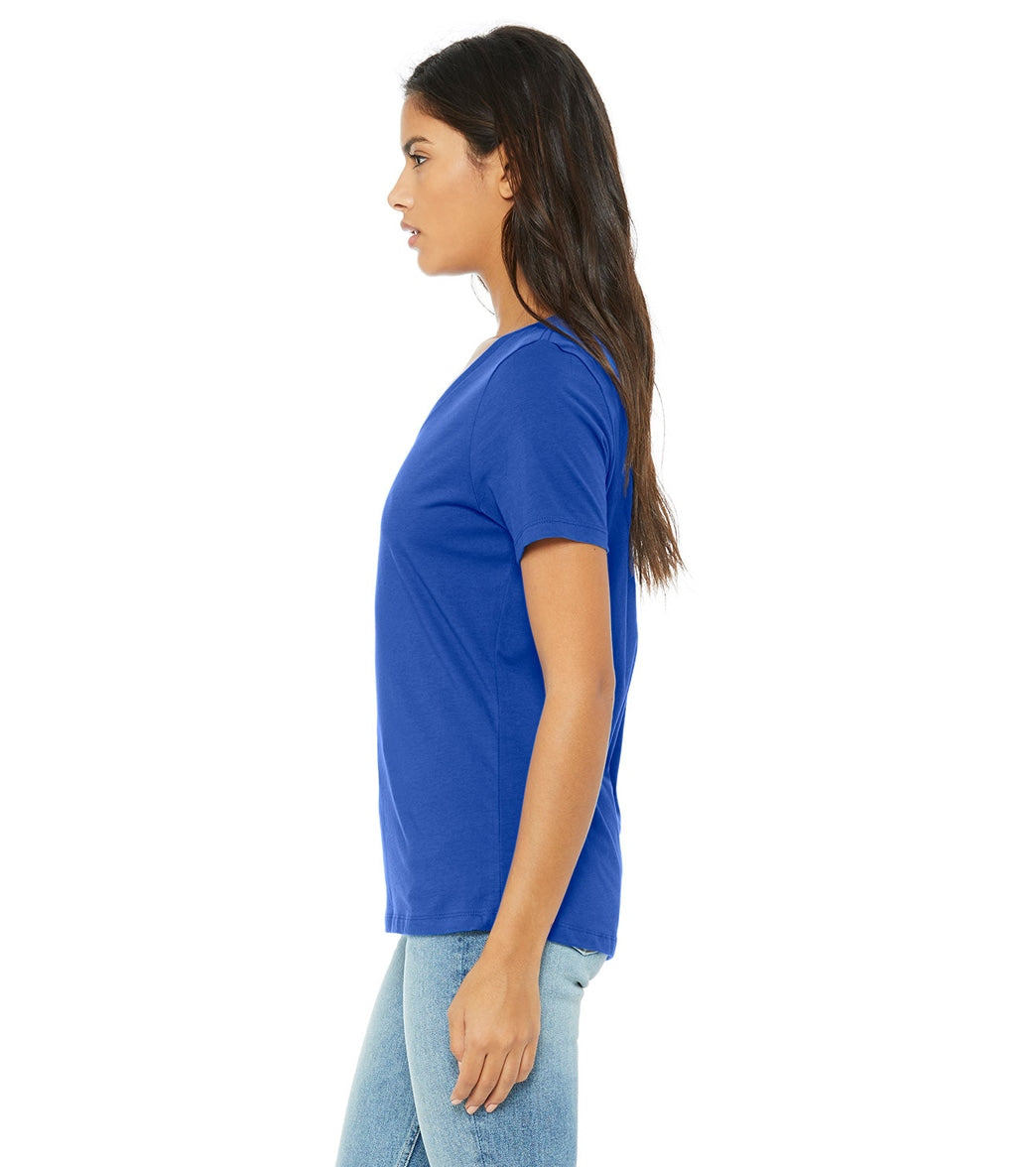 Bella + Canvas Women's Relaxed Jersey V-Neck T-Shirt
